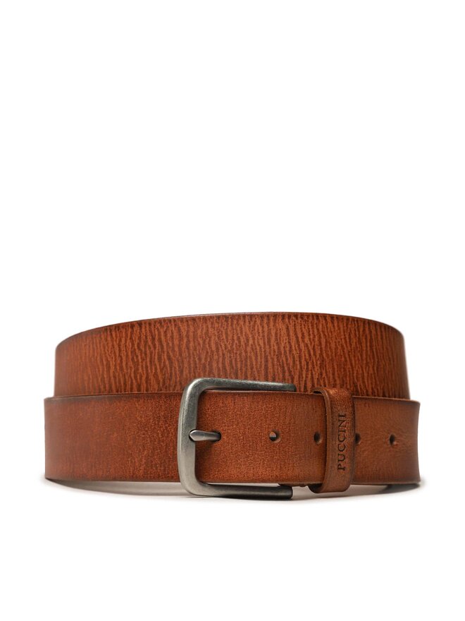 Puccini Ζώνη Ανδρική Puccini PA09125CM Καφέ