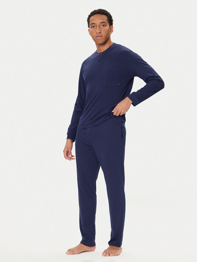 United Colors Of Benetton United Colors Of Benetton Піжама 3VD04P02W Cиній Regular Fit