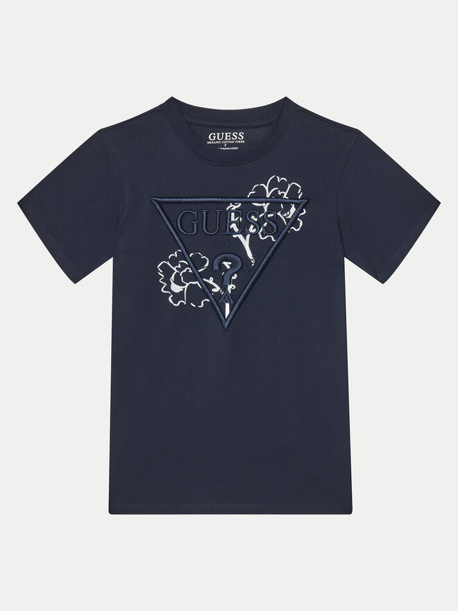 Guess Guess T-Shirt L5GI09 K8HM4 Dunkelblau Regular Fit