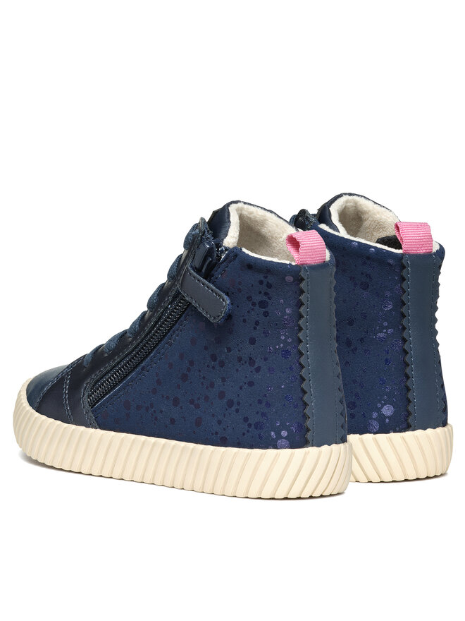 Geox Sneakersy Geox J Mirroless Girl J46MNA 0AUAJ C4002 D Tmavomodrá