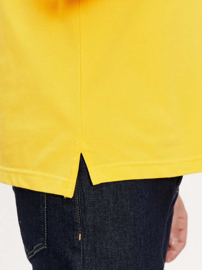 Tommy Hilfiger Tommy Hilfiger Polo majica 1985 MW0MW17770 Rumena Regular Fit