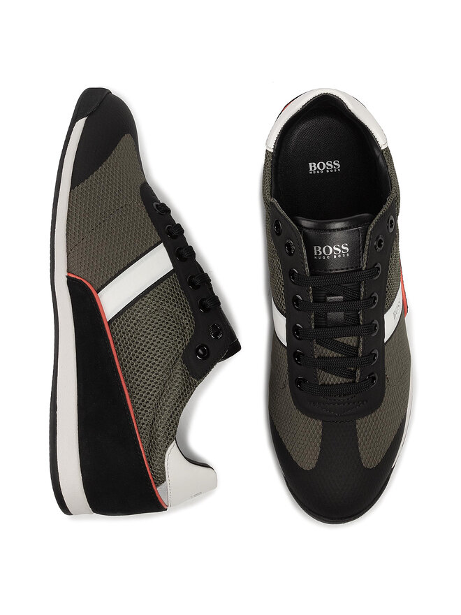 Sneakers Boss Glaze 50414721 10220062 01 Grun eschuhe