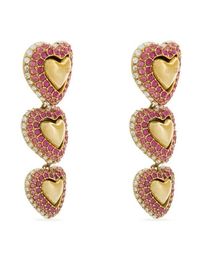 Guess Naušnice Guess JUBE05 002JW Ružičasta