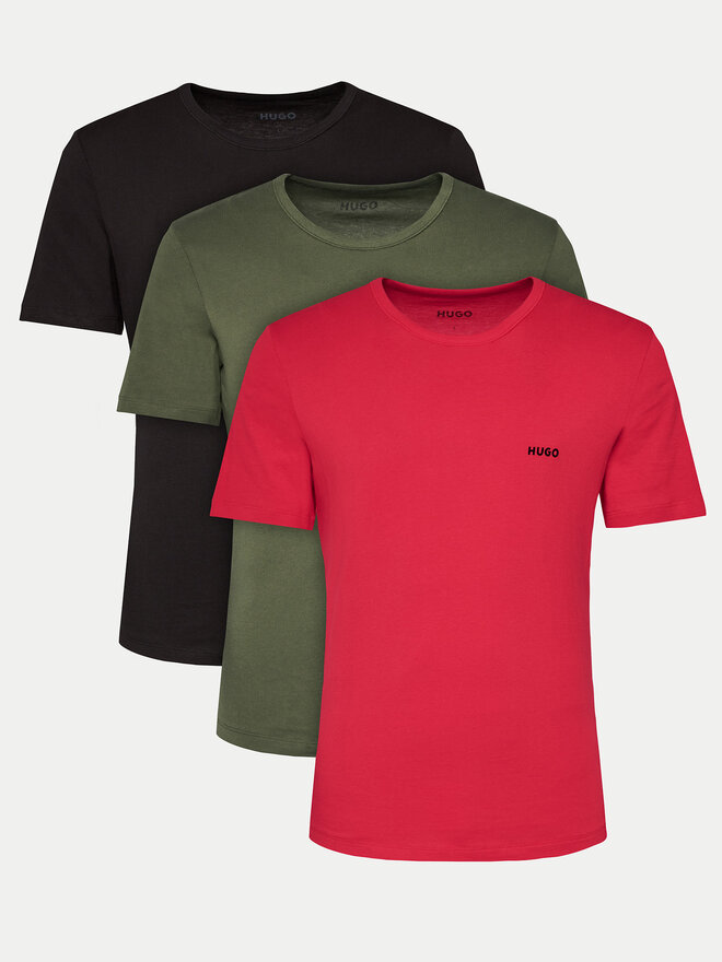 HUGO Hugo 3er-Set T-Shirts 50480088 Bunt Regular Fit