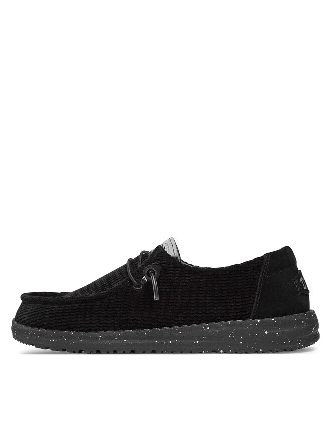 Hey Dude Półbuty Hey Dude Wendy Wave Corduroy 40195-001 Czarny