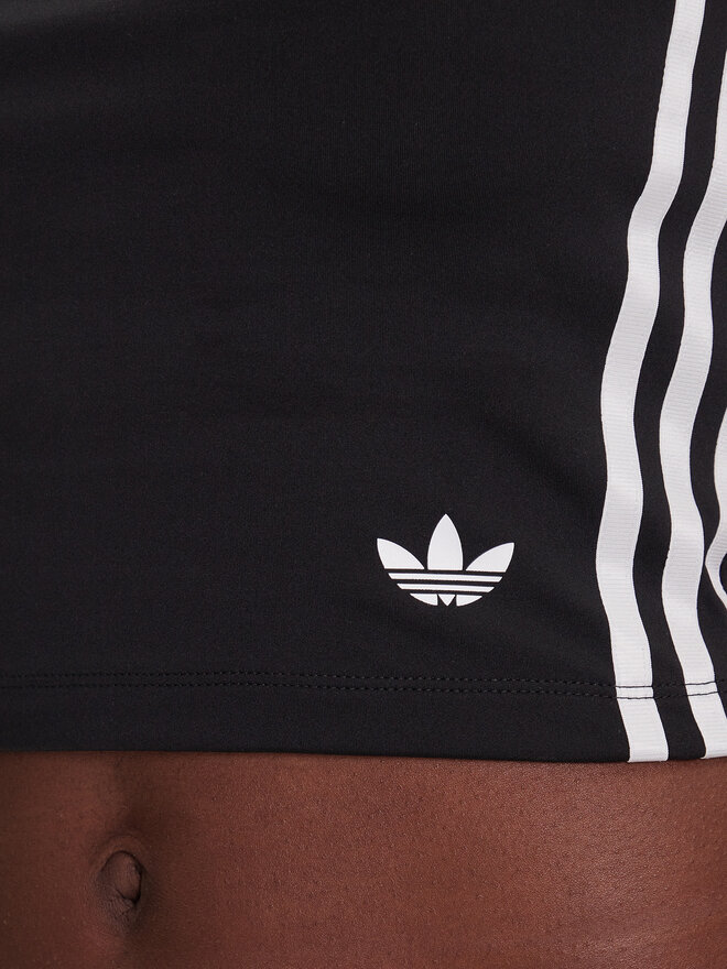 adidas adidas Топ adicolor 3-Stripes JX7717 Чорний Slim Fit