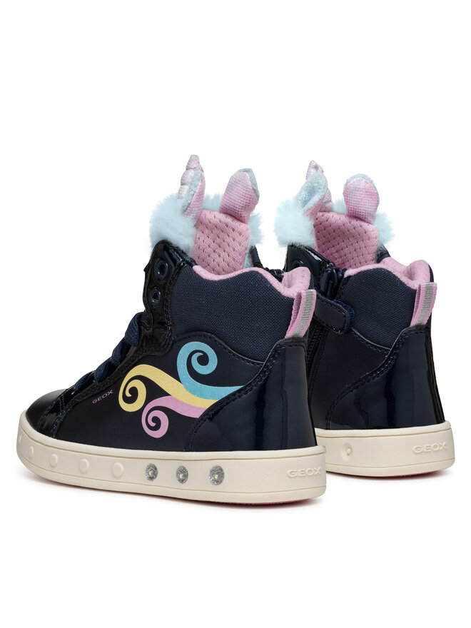 Geox Tenisice Geox J Skylin Girl  J468WA 0NFBH C4243 M Tamnoplava
