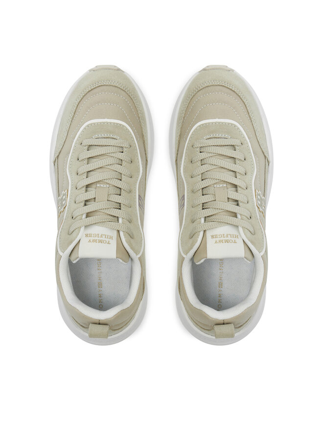 Tommy Hilfiger Снікерcи Tommy Hilfiger Chunky Runner Ventile FW0FW08036 Бежевий