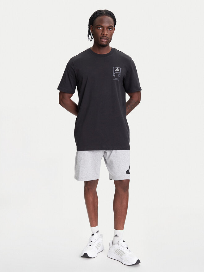 adidas adidas T-Shirt Stadium Crowd lJX7474 Μαύρο Loose Fit
