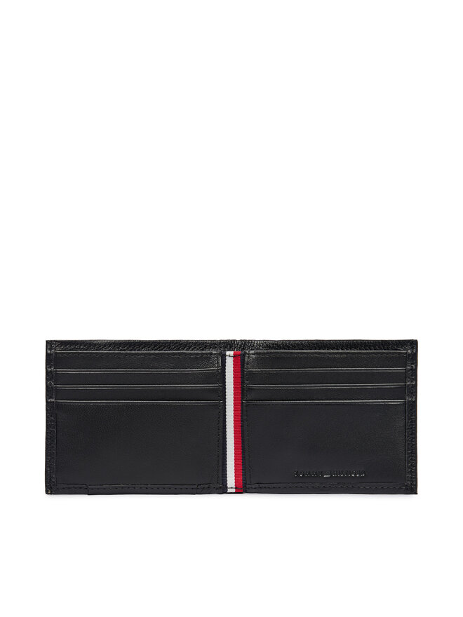 Tommy Hilfiger Geldbörse Tommy Hilfiger Th Corp Mini Cc AM0AM14788 Schwarz