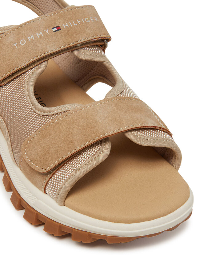 Tommy Hilfiger Sandały Tommy Hilfiger T3B2-33901-1692500 S Beżowy