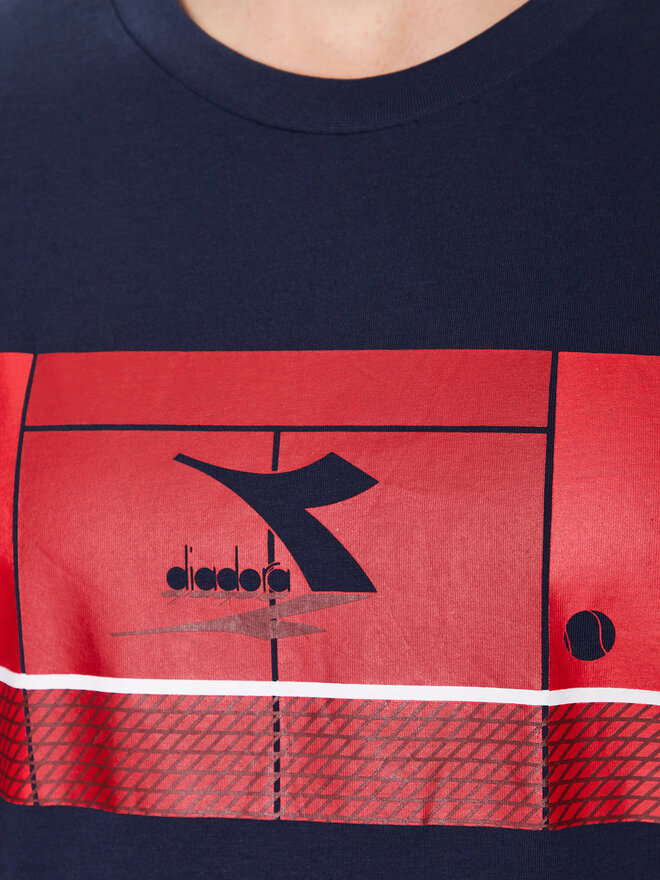 Diadora Diadora T-shirt Match Point 102.179312 Tamnoplava Regular Fit