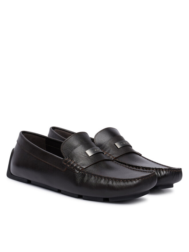 Calvin Klein Mokassins Calvin Klein Driver Hdw Lth HM0HM02264 Dunkelbraun
