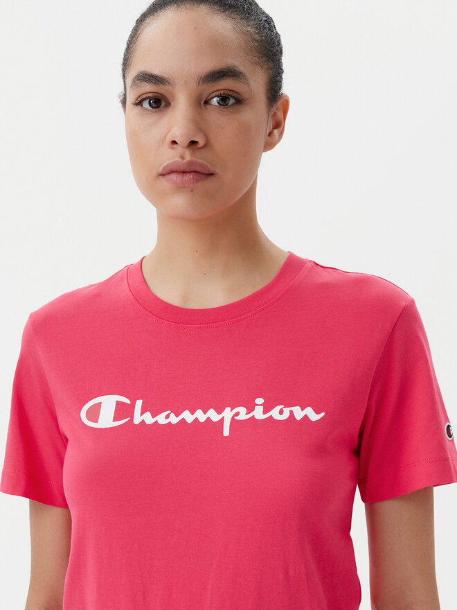 Champion Champion Marškinėliai 118090 Koralų Slim Fit