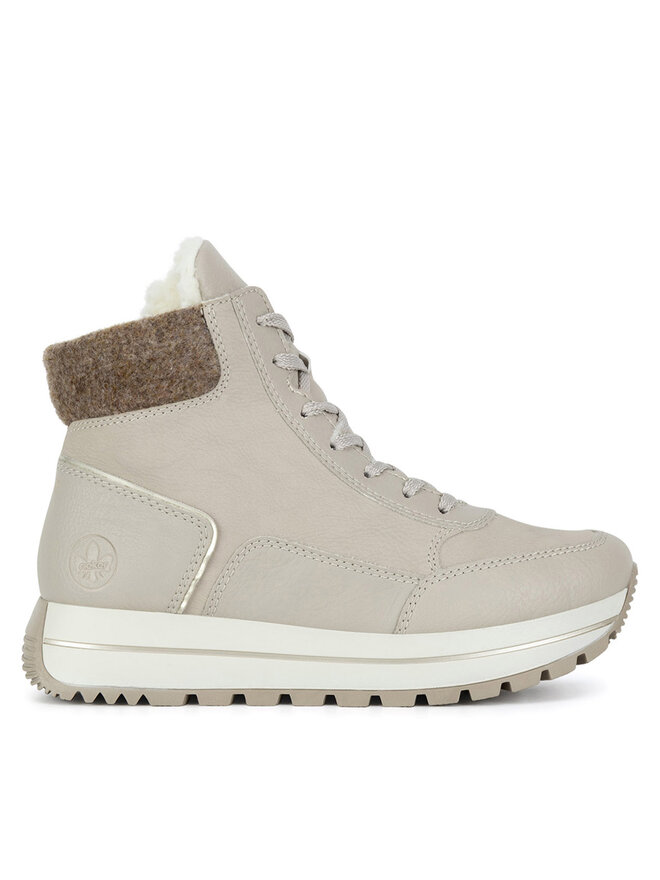 Rieker Polokozačky Rieker N4008-60 Béžová