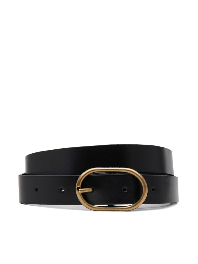 Calvin Klein Jeans Pasek Damski Calvin Klein Jeans Casual Center Pin Buckle 25Mm LV04K7010G Czarny