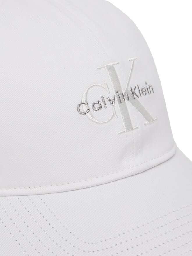 Calvin Klein Jeans Cap Calvin Klein Jeans Monologo LV04K5026G Weiß