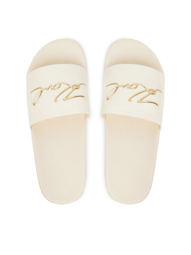 KARL LAGERFELD Pantoletten KARL LAGERFELD Z31174 S Weiß