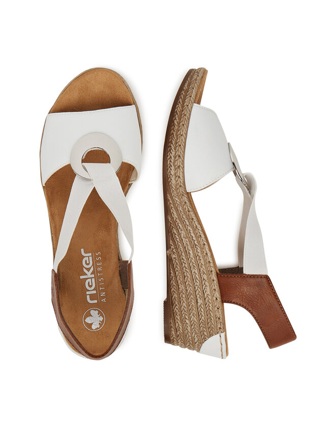 Rieker Sandalen Rieker 624H6-81 Weiß