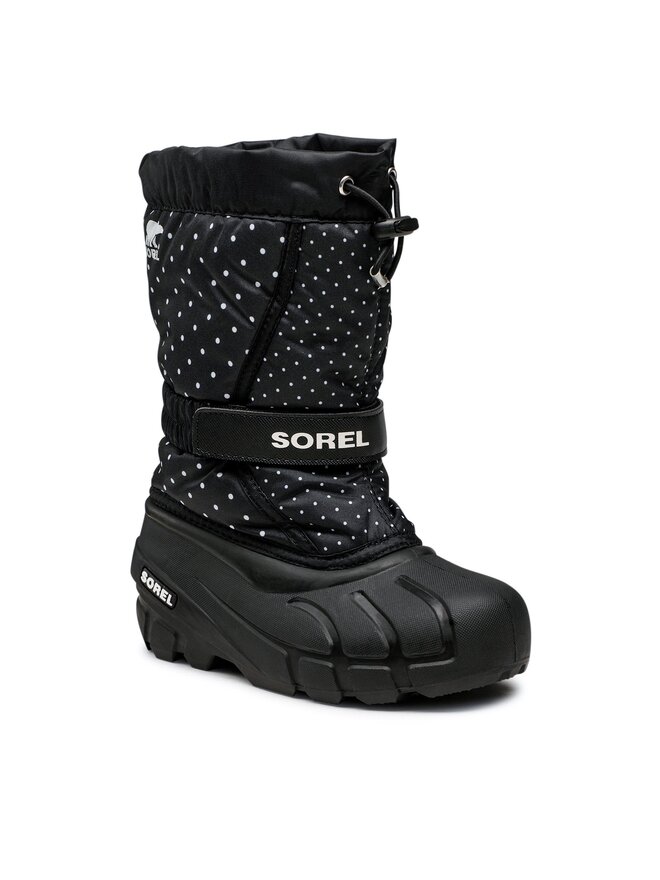 Sorel Снігоходи Sorel Youth Flurry Print NY3503-010 Чорний