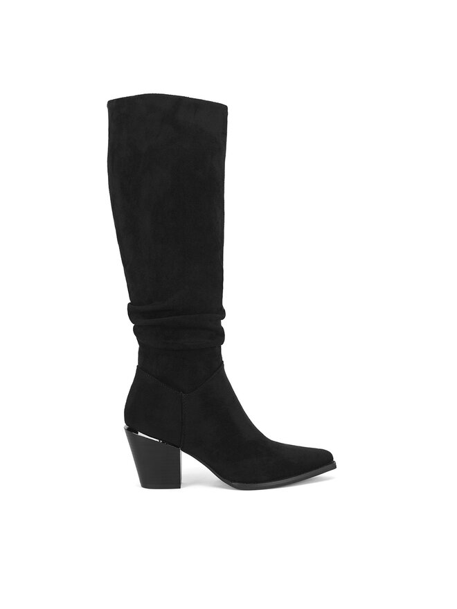 DeeZee Kozačky DeeZee WS22367-02 Černá