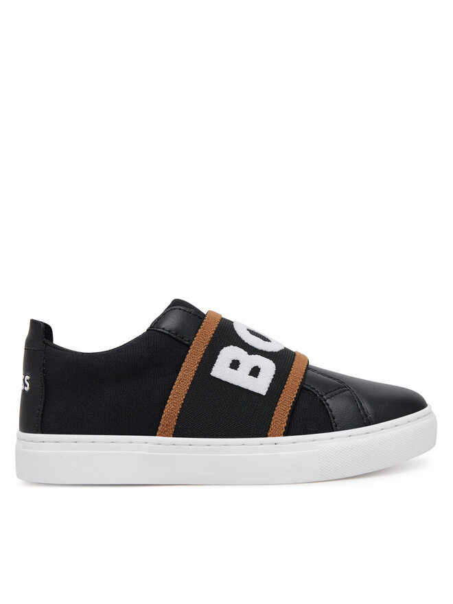 BOSS Sneakersy BOSS J51655 M Čierna