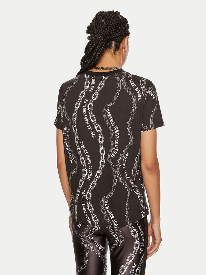 Versace Jeans Couture Versace Jeans Couture T-Shirt 77HAH613 JS365 Schwarz Regular Fit