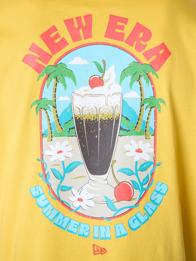 New Era New Era T-Shirt 60596304 Gelb Regular Fit