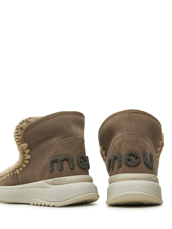 Mou Schneeschuhe Mou Eskimo Jogger Glitter Logo FW421001A Braun