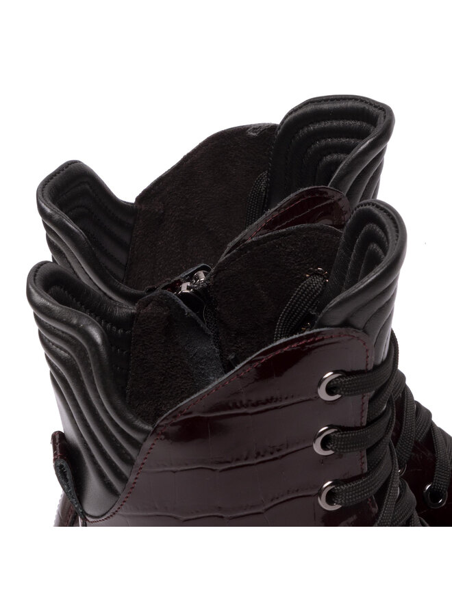 Rage Age Schnürstiefeletten Rage Age RA-16-06-000414 Dunkelrot