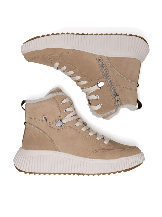 Rieker Revolution Lifestyle Škornji Rieker Revolution Lifestyle W1771-62 Bež