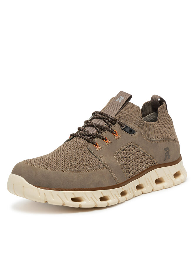 Rieker Sneakersy Rieker 04351-64 Sivá