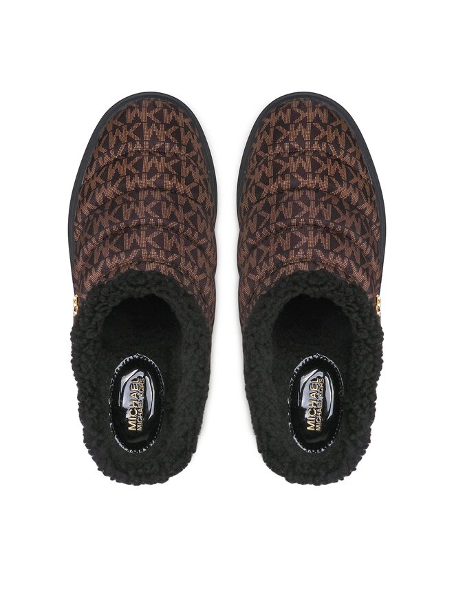MICHAEL Michael Kors Παντόφλες Σπιτιού MICHAEL Michael Kors Emmett Quilted Slip On 43F2EMFP1Y Καφέ