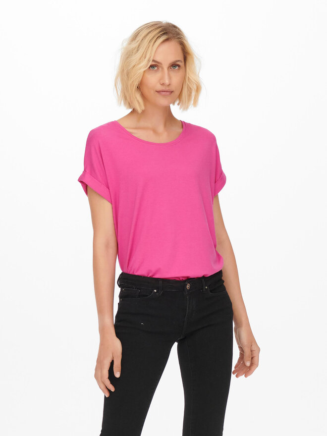 ONLY ONLY T-Shirt 15106662 Rosa Regular Fit
