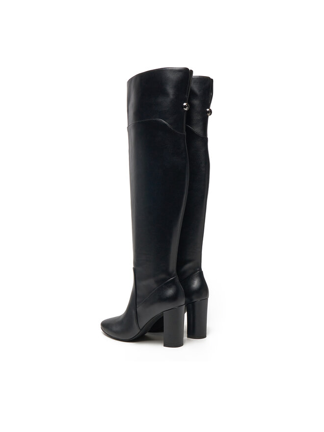 TWINSET Zimski škornji TWINSET 242TGT056 Črna