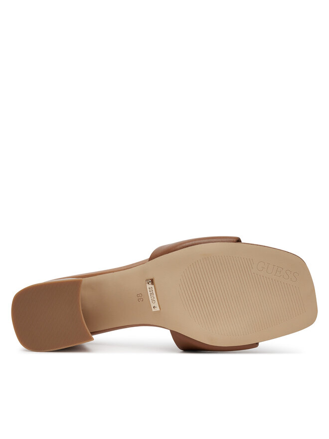 Guess Chanclas Guess FLJGAS LEA03 Marrón