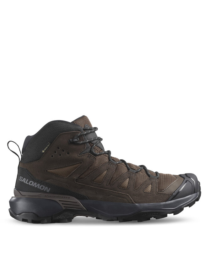 Salomon Trekkingi Salomon X Ultra 360 Leather Mid Gore-Tex L47570900 Brązowy