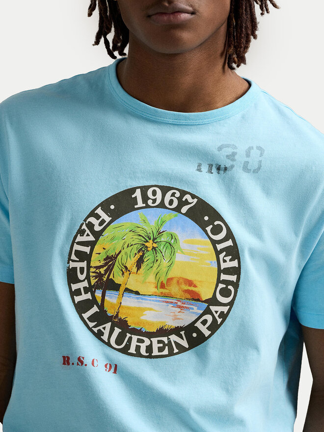 Polo Ralph Lauren Polo Ralph Lauren T-Shirt 710958253001 Himmelblau Classic Fit