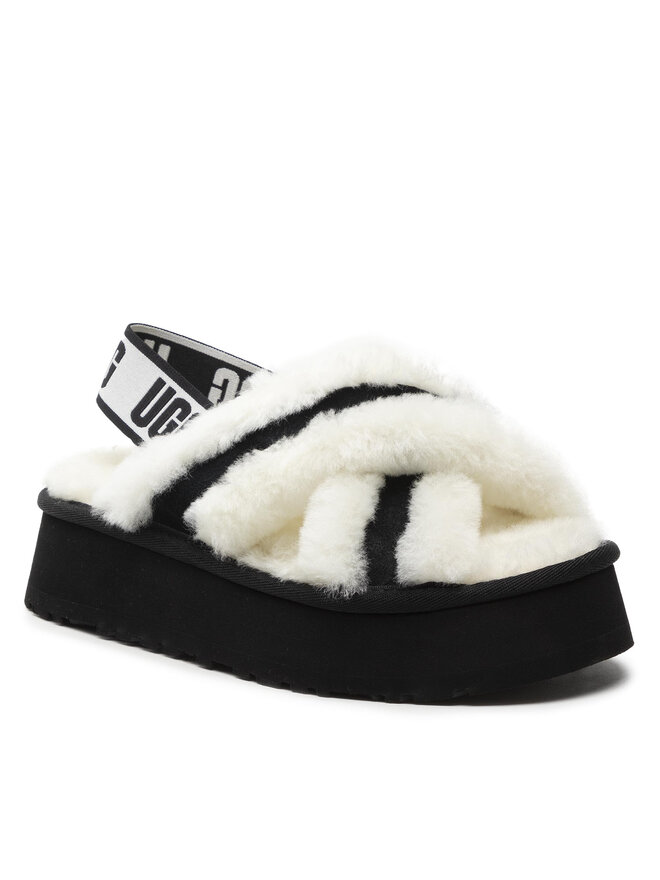 Ugg Hausschuhe Ugg W Disco Cross Slide 1121550 Weiß