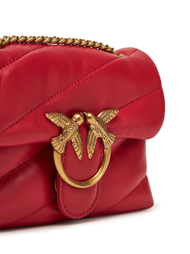 PINKO Handtasche PINKO Love Puff Baby Cl PE 25 PLTT 100040 A0F2 Rot