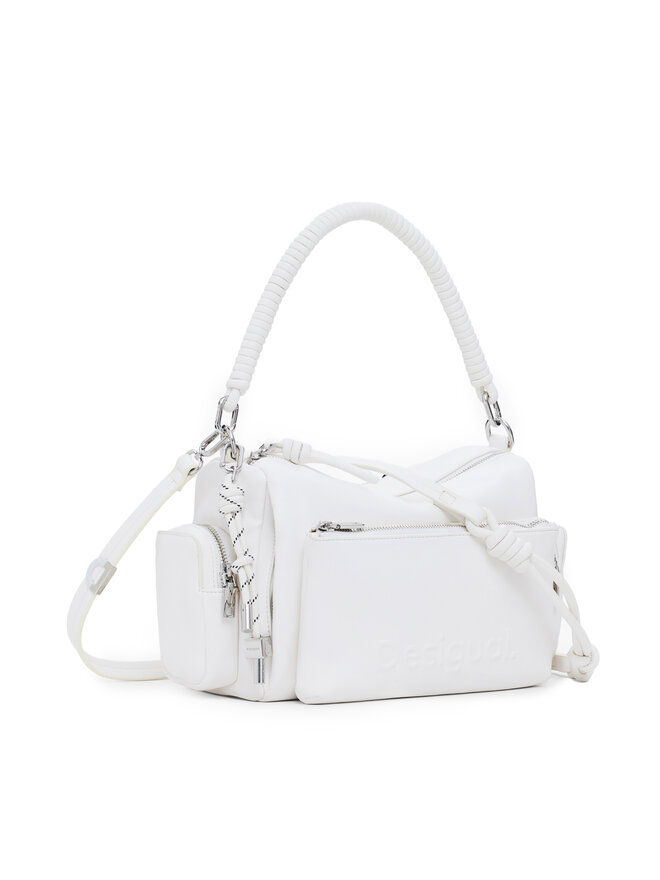 Desigual Дамска чанта Desigual 25SAXPBE Бял