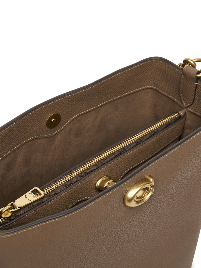Coach Τσάντα Coach Willow CW624 B4CBD Καφέ