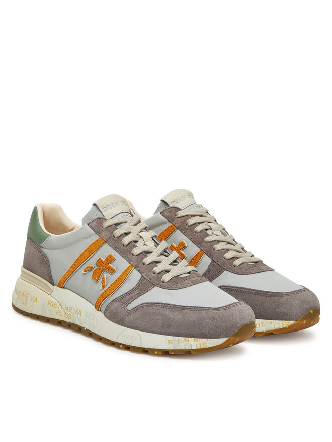 Premiata Sneakersy Premiata Lander Var 7201 Sivá