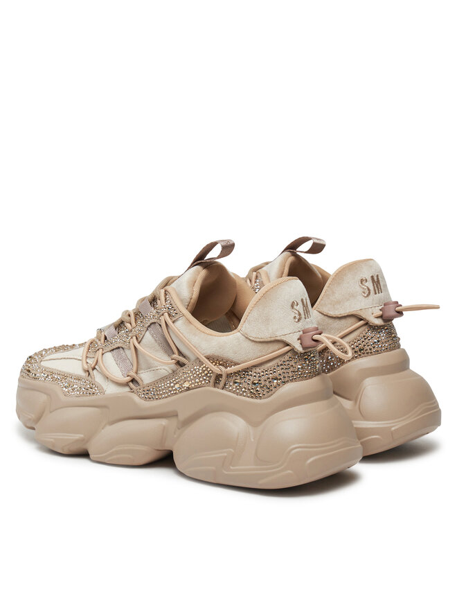 【Steve Madden】チャンキーヒール ロゴスニーカー SPECTATOR Sneakersy Steve Madden Spectator-R SM11003240 Écru | eobuwie