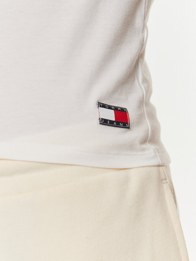 Tommy Hilfiger Tommy Hilfiger Σετ 2 τοπ UW0UW05014 Λευκό Slim Fit