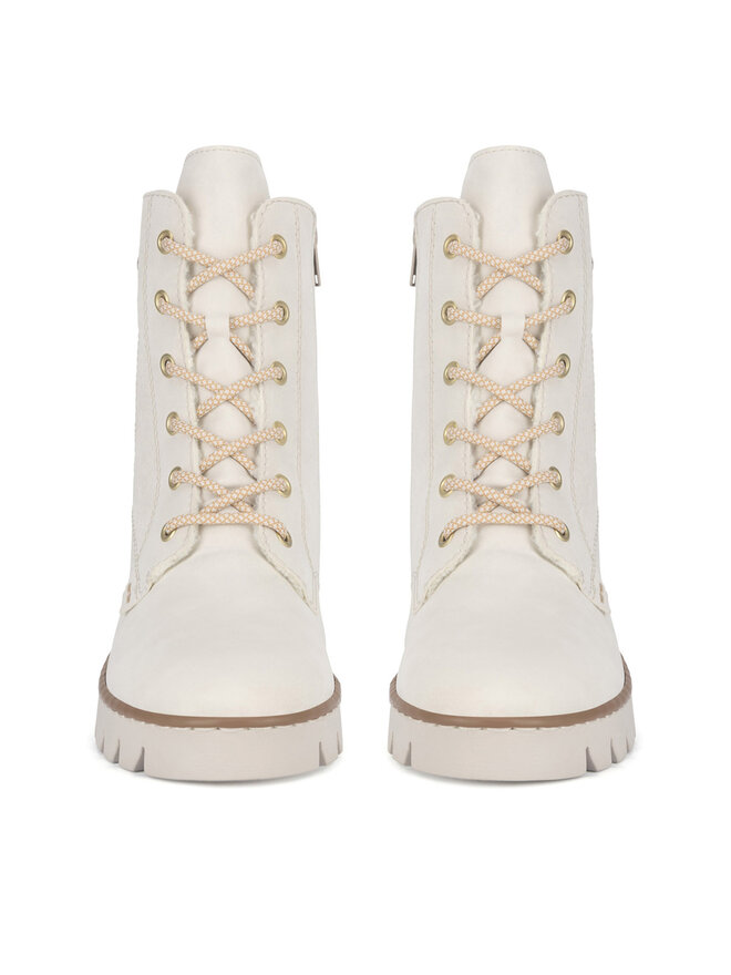 Rieker Schnürschuhe Rieker X5719-60 Écru