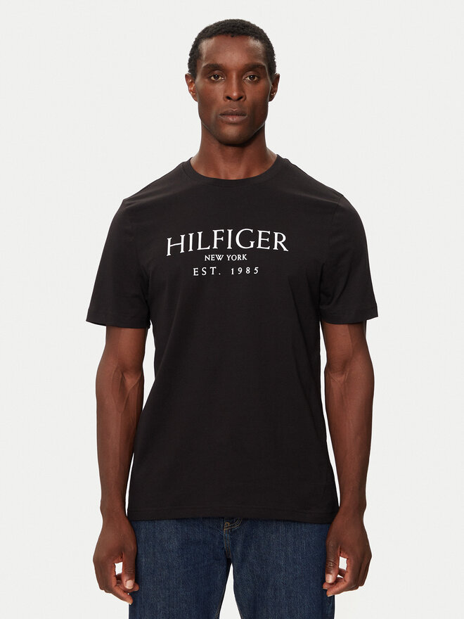 Tommy Hilfiger Tommy Hilfiger T-Shirt MW0MW36499 Μαύρο Regular Fit