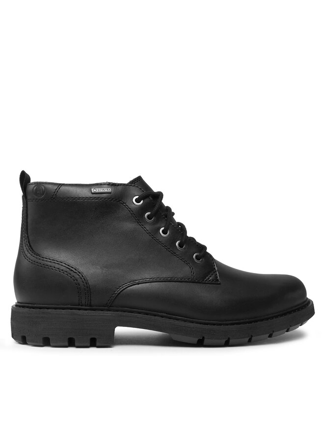Clarks Šnurovacia obuv Clarks Batcombe Mix Ggtx Gore-Tex 261734277 Čierna