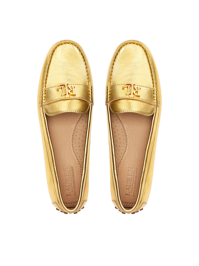 LAUREN RALPH LAUREN Mokasyny LAUREN RALPH LAUREN 802959222001 Złoty