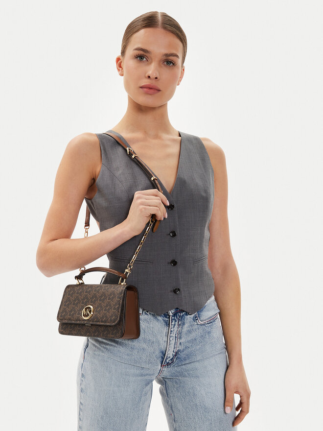 MICHAEL Michael Kors Сумка MICHAEL Michael Kors Delancey 32T4GD8C5B Коричневий